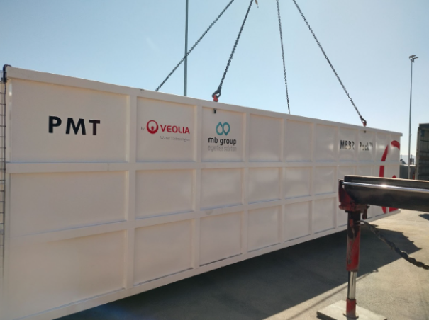Bild der Veolia MBBR (Moving Bed Biofilm Reactor) Pack Technologie